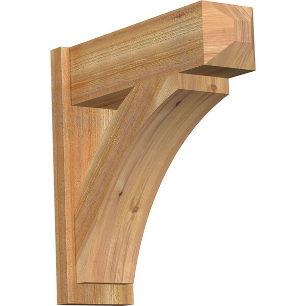 Ekena Millwork Thorton Rough Sawn Craftsman Outlooker, Western Red Cedar, 8"W x 26"D x 26"H OUT08X26X26THR04RWR - main